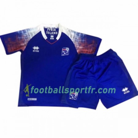 Tenue Islande Enfant Domicile Coupe du monde 2018 Maillot de Foot